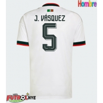 Camiseta México Johan Vasquez #5 Visitante Equipación Mundial 2026 manga corta